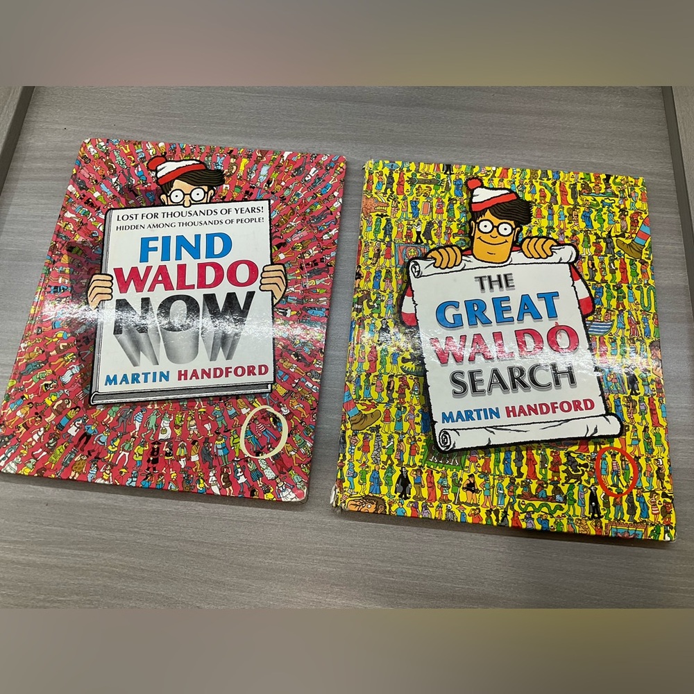 VINTAGE FIRST EDITION 1988 AND 1989 FIND WALDO NOW AND THE GREAT WALDO SEARCH